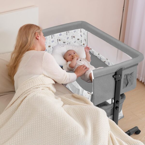 PRENOSNI KREVETIĆ CozyNest LIGHT GRAY - Image 2