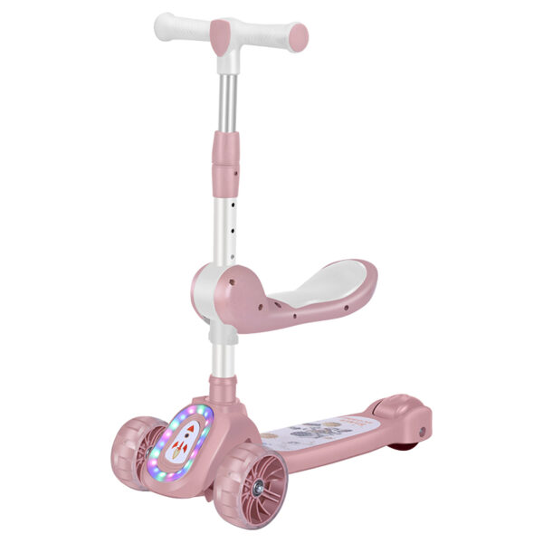 ScootiQ – romobil / trotinet i guralica PINK